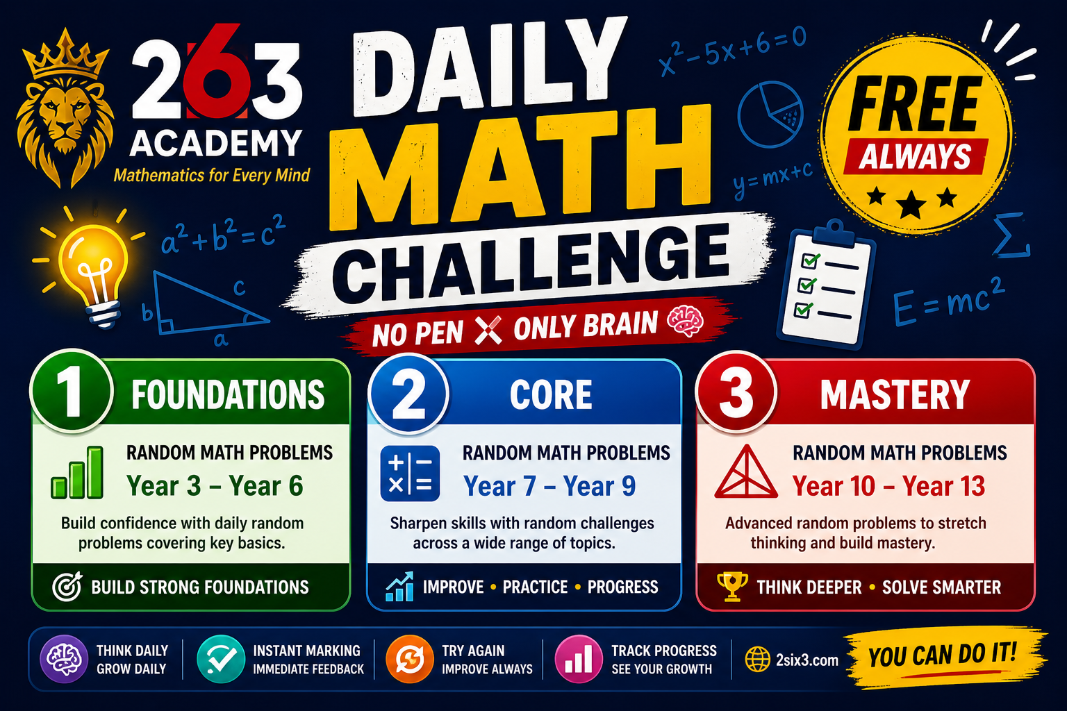 Daily Math Challenge Young Math